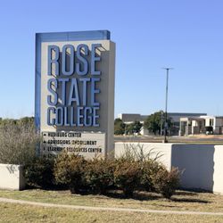 Rose State College Softball Field - Entrance sign