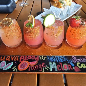 Finney's Crafthouse - Redlands - Flight of margaritas, definitely recommend them - New American Near Me - Redlands, California