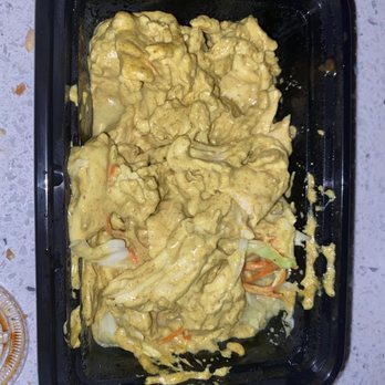 Malai Thai Restaurant - This is supposed to be chicken satay. I thought someone vomited . - Thai Near Me - Long Beach, Washington