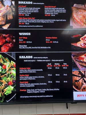 Menu photo 2 Jet's Pizza Phoenix, AZ
