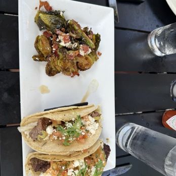 Salt Bar and Table - Steak tacos with Brussels sprouts - Bars Near Me - Bradenton Beach, Florida