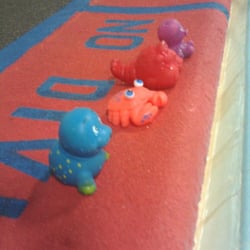 River Road Park & Recreation District - Toys on the side of the deck