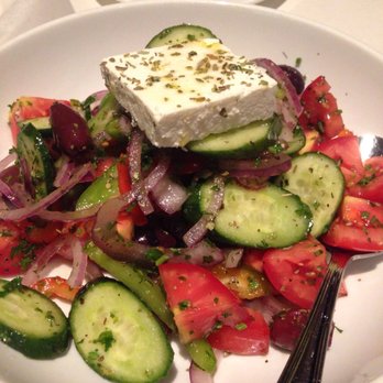 Cafe Santorini - REAL Greek salad - no lettuce... Just the good stuff!! It was delicious!! - Italian Near Me - Pasadena, California Cafe Santorini - REAL Greek salad - no lettuce... Just the good stuff!! It was delicious!! - Italian Near Me - Pasadena, California