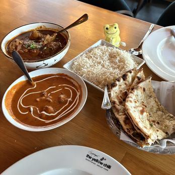 The Yellow Chilli Tustin - Puran Singh da Tariwala Murgh and Butter Chicken and garlic Naan - Indian Near Me - Tustin, California The Yellow Chilli Tustin - Puran Singh da Tariwala Murgh and Butter Chicken and garlic Naan - Indian Near Me - Tustin, California