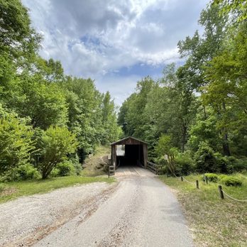 Elder Mill Covered Bridge - Drive across the bridge and you can actually park along the side of the road. There is a paved pullout. - Landmarks & Historical Buildings Near Me - Watkinsville, Georgia Elder Mill Covered Bridge - Drive across the bridge and you can actually park along the side of the road. There is a paved pullout. - Landmarks & Historical Buildings Near Me - Watkinsville, Georgia