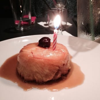 The Vault - My birthday dessert. Ginger pineapple cake. The sauce was the best addition to the cake. - American Near Me - Tulsa, Oklahoma