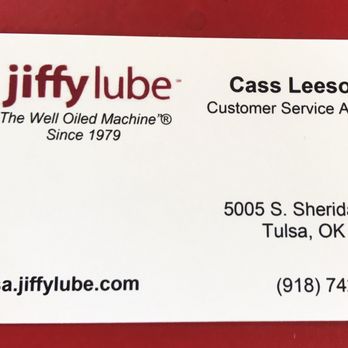 Jiffy Lube - Oil Change Stations Near Me - Tulsa, Oklahoma