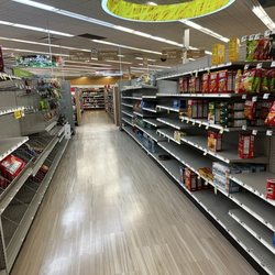 Another example. Typical empty aisles with a few products here and there.
