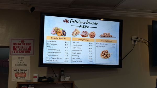 Menu photo 7 Delicious Donuts and Bagels Newark, CA Menu photo 7 Delicious Donuts and Bagels Newark, CA