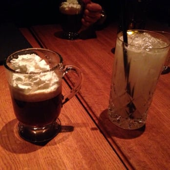 Wink & Nod - Late night drinks: Jameson Irish Whiskey with coffee, and Indian Summer cocktail with St Germaine. - Cocktail Bars Near Me - Boston, Massachusetts