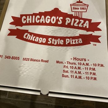 Chicago's Pizza - The pizza box - Pizza Near Me - San Antonio, Texas Chicago's Pizza - The pizza box - Pizza Near Me - San Antonio, Texas