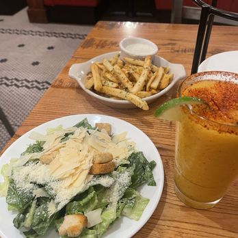 Giordano's - Caesar salad, fries, mango margarita - Pizza Near Me - Chicago, Illinois Giordano's - Caesar salad, fries, mango margarita - Pizza Near Me - Chicago, Illinois