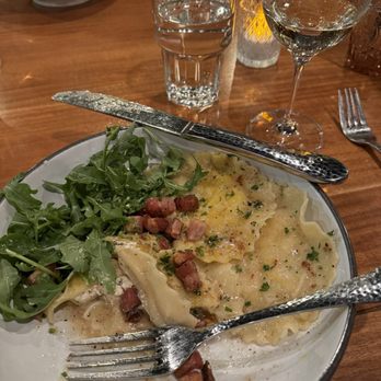 Gemelli Restaurant - Ravioli with salmon - Italian Near Me - Asheville, North Carolina