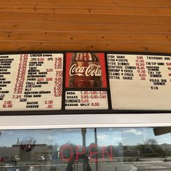 Campus Drive In - Menu as of 3/3/26