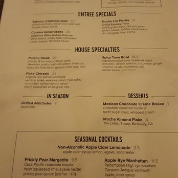 Pacific Catch - 11/25/16: Chalkboard Specials menu - Seafood Near Me - Campbell, California Pacific Catch - 11/25/16: Chalkboard Specials menu - Seafood Near Me - Campbell, California