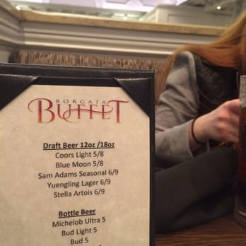 Borgata Buffet - Alcohol menu - Buffets Near Me - Atlantic City, New Jersey