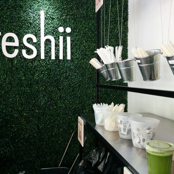 Freshii - Condiments table - Vegetarian Near Me - Edmonton, Alberta