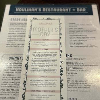 Houlihan's Mt. Lebanon - Lovely Mother's Day special menu - Bars Near Me - Pittsburgh, Pennsylvania