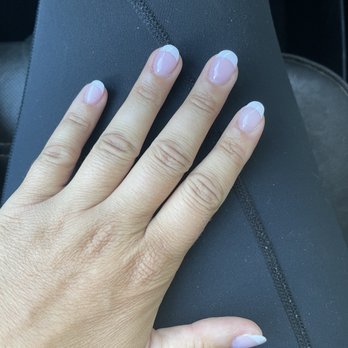 Elite Nails and Spa - SNS French tip - Nail Salons Near Me - Lexington, Kentucky