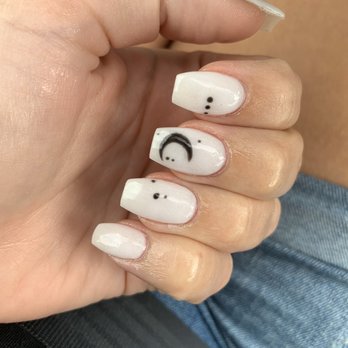 Vibrant Nail Bar - Moon design by Tiffany - Nail Salons Near Me - Lutherville, Maryland Vibrant Nail Bar - Moon design by Tiffany - Nail Salons Near Me - Lutherville, Maryland