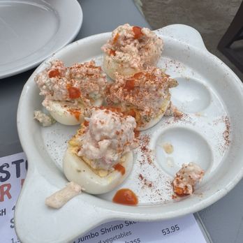 Gladstone's - Lobster Deviled Eggs - Seafood Near Me - Long Beach, California Gladstone's - Lobster Deviled Eggs - Seafood Near Me - Long Beach, California