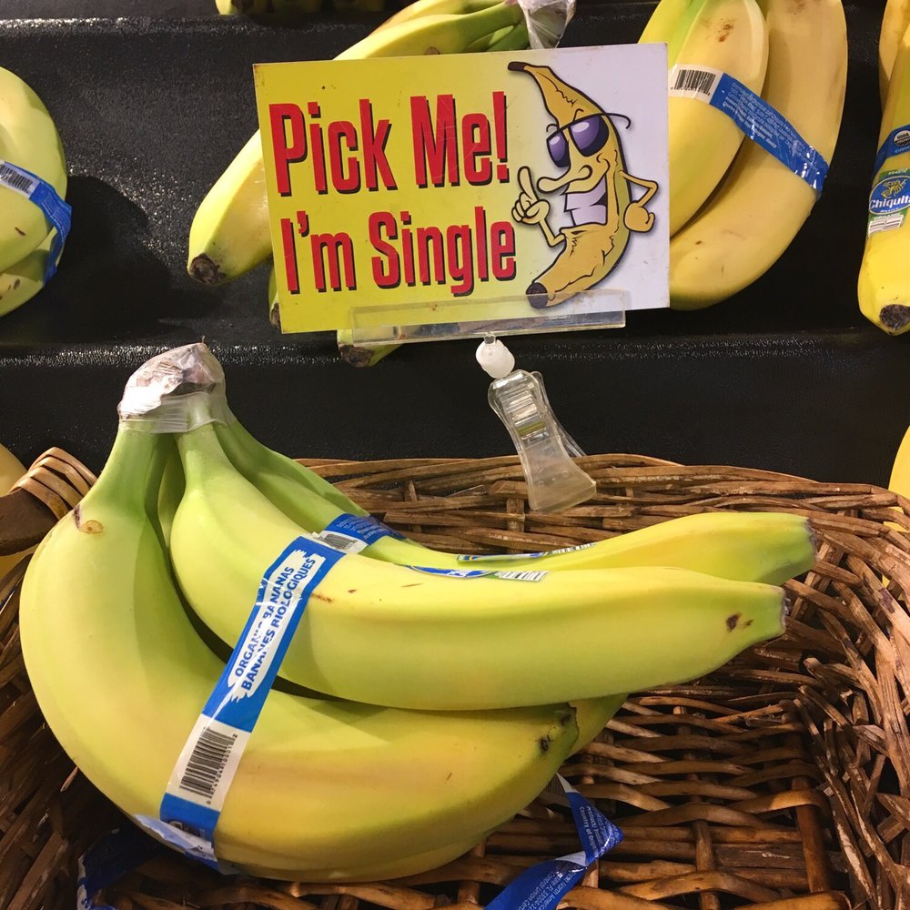 Is that a banana in your shopping cart... or is that a banana in your shopping cart?