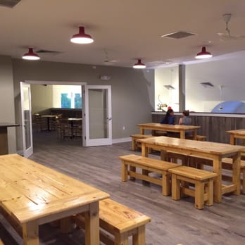 Lone Eagle Brewing - Ample seating upstairs on the loft for those who want to eat takeout food brought to Lone Eagle - Breweries Near Me - Flemington, New Jersey