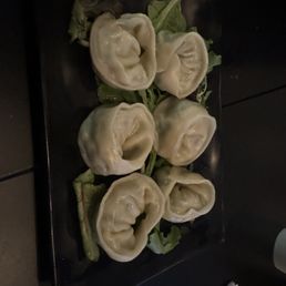 veggie dumplings (steamed) veggie dumplings (steamed)