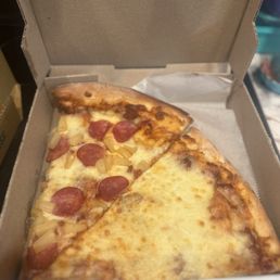 Cheese and Hawaiian Slice Cheese and Hawaiian Slice