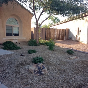 Griffin's Desert Scapes - He took our front yard from grass to a low maintenance desertscape. - Landscaping Near Me - Gilbert, Arizona