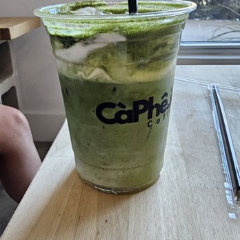 CaPhein Coffee - Matcha with house cream - Coffee & Tea Near Me - Austin, Texas CaPhein Coffee - Matcha with house cream - Coffee & Tea Near Me - Austin, Texas