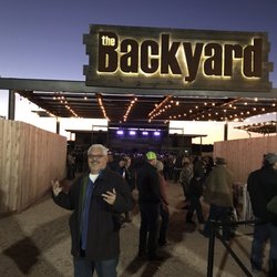 The Backyard Amphitheater - Me at the entrance