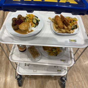 IKEA - Swedish Balls and Chicken with fries and veggies. Plus dessert - Furniture Stores Near Me - Las Vegas, Nevada IKEA - Swedish Balls and Chicken with fries and veggies. Plus dessert - Furniture Stores Near Me - Las Vegas, Nevada