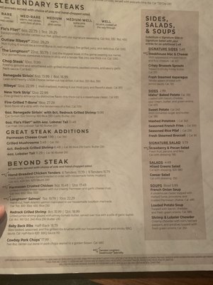 Menu photo 3 LongHorn Steakhouse Victor, NY