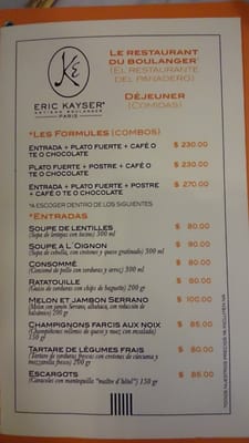 Menu photo 3 Maison Kayser México, D.F., DIF