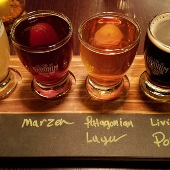 The Explorium Brewpub Greendale - Flight of beers. Guava Weiss not recommended. - Pizza Near Me - Greendale, Wisconsin The Explorium Brewpub Greendale - Flight of beers. Guava Weiss not recommended. - Pizza Near Me - Greendale, Wisconsin