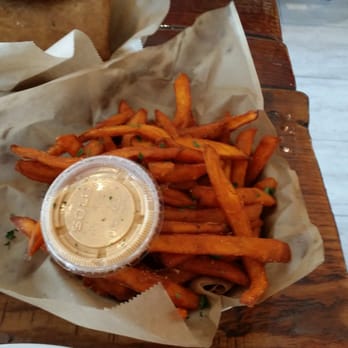 Spitz - Studio City - Sweet potato fried with aoli sauce. Yummmmyyyy! - Mediterranean Near Me - Studio City, California