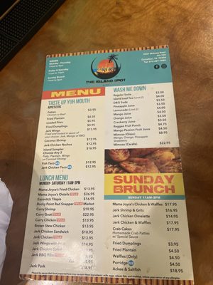 Menu photo 1 The Island Spot Carrollton, TX Menu photo 1 The Island Spot Carrollton, TX