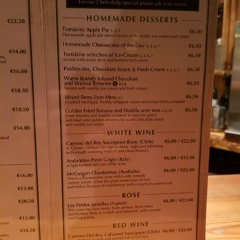 Tomasins - May 2019 menu - Pubs Near Me - Castlegregory, Kentucky Tomasins - May 2019 menu - Pubs Near Me - Castlegregory, Kentucky