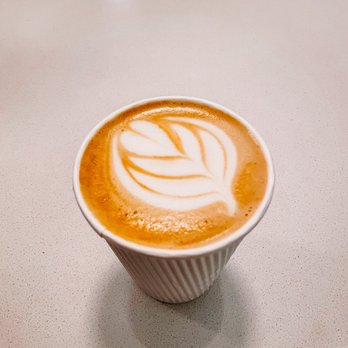 Alchemy Coffee - hot oat milk latte with gorgeous foam art - Coffee & Tea Near Me - Philadelphia, Pennsylvania Alchemy Coffee - hot oat milk latte with gorgeous foam art - Coffee & Tea Near Me - Philadelphia, Pennsylvania