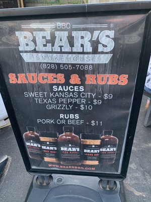 Menu photo 7 Bear's Smokehouse BBQ Asheville, NC