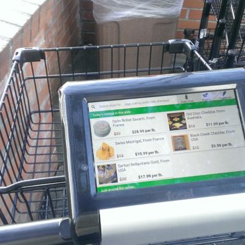 Draeger’s - Interactive shopping carts. This terminal will allow you to search for items from you cart. Will tell you where the item is located in store - Grocery Near Me - Menlo Park, California Draeger’s - Interactive shopping carts. This terminal will allow you to search for items from you cart. Will tell you where the item is located in store - Grocery Near Me - Menlo Park, California