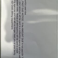 Patient First Primary & Urgent Care - Stafford - Notice of delinquency... for workman's comp incident .... I'm still out of pocket while patient first lines their pocket