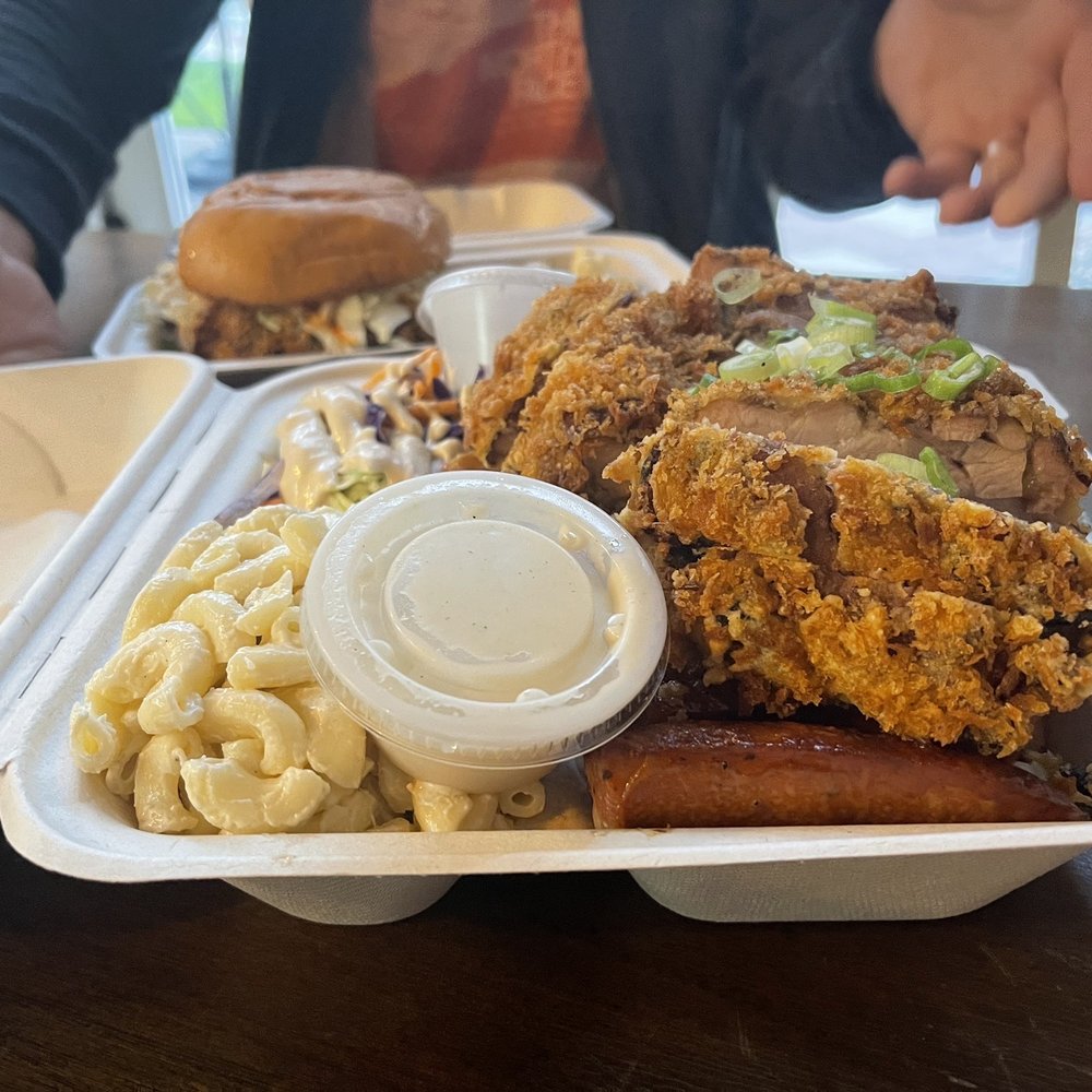 Big Island Eats and Shave Ice - 3 meat combo - Shaved Ice Near Me - Rolling Hills Estates, California