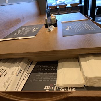 Harmony Tea Shoppe - Brilliant tables with utensils and napkins! - Ramen Near Me - Indianapolis, Indiana