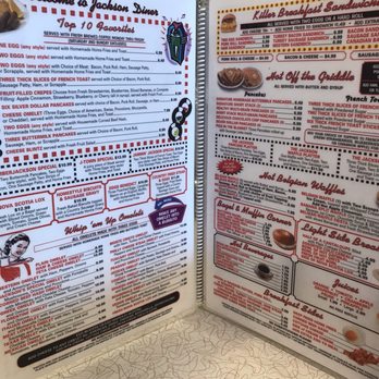 Jackson Diner - Extensive menu, probably 4 pages.. - Diners Near Me - Jackson, New Jersey