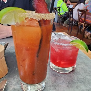 Boon Fly Cafe - Bacon Bloody Mary & Pomegranate Margarita - American Near Me - Napa, California