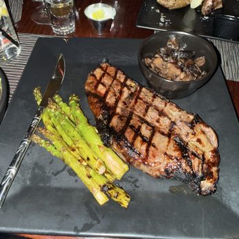 Bold American Fare - Strip steak and asparagus - Steakhouses Near Me - Algonquin, Illinois