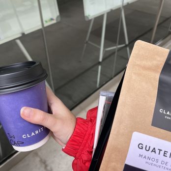 Clarity Coffee - Spiced Vanilla Cappuccino and Bag of Guatemala beans - Coffee & Tea Near Me - Oklahoma City, Oklahoma Clarity Coffee - Spiced Vanilla Cappuccino and Bag of Guatemala beans - Coffee & Tea Near Me - Oklahoma City, Oklahoma