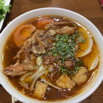 Bep Saigon Asian Kitchen - Bun rieu with soft shell crab - Vietnamese Near Me - Austin, Texas Bep Saigon Asian Kitchen - Bun rieu with soft shell crab - Vietnamese Near Me - Austin, Texas